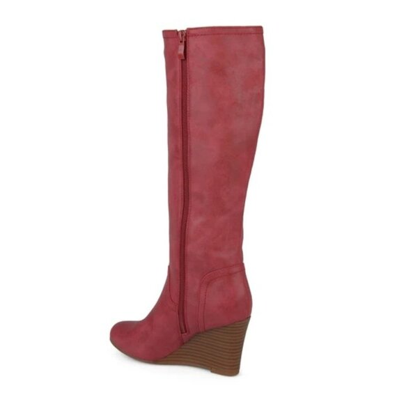 Journee Women's Wide Calf Langly Boots - Picture 3 of 4